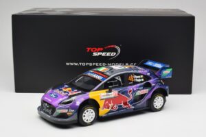 Ford Puma Rally1 #42 C. Breen / P. Nagle M-Sport Ford Rally Italia Sardegna 2022 TopSpeed 1:18 TS0491 Metāls — attēls 6 no 6