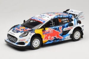 Ford Puma Rally1 #13 M-Sport Ford WRT G. Munster / L. Louka Rally Chile 2024 IXO 1:18 18RMC224 Metāls