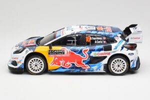 Ford Puma Rally1 WRC #16 A. Fourmaux / A. Coria Rally Monte Carlo 2024 IXO 1:18 18RMC198 Metāls — attēls 3 no 6