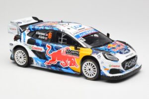 Ford Puma Rally1 WRC #16 A. Fourmaux / A. Coria Rally Monte Carlo 2024 IXO 1:18 18RMC198 Metāls — attēls 4 no 6