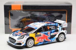 Ford Puma Rally1 WRC #16 A. Fourmaux / A. Coria Rally Monte Carlo 2024 IXO 1:18 18RMC198 Metāls — attēls 6 no 6