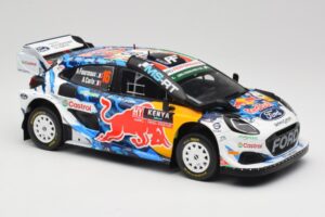 Ford Puma Rally1 WRC M-Sport #16 A. Fourmaux / A. Coria Safari Rally Kenya 2024 IXO 1:18 18RMC207 Metāls — attēls 4 no 6