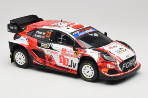 Ford Puma Rally1 WRC #22 M-Sport Ford World Rally Team M. Sesks / R. Francis Rally Poland 2024 IXO 1:18 18RMC215 Metāls — attēls 4 no 6