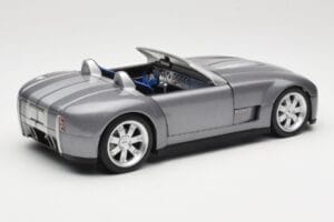 Shelby Cobra Kabriolets Grey Metallic Hot Wheels 1:18 G7220 Metāls — attēls 3 no 8