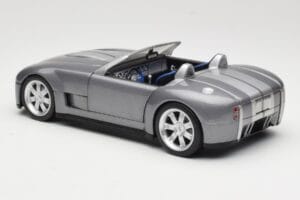 Shelby Cobra Kabriolets Grey Metallic Hot Wheels 1:18 G7220 Metāls — attēls 7 no 8