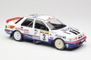 Ford Sierra RS Cosworth 4x4 #3 M. Biasion / T. Siviero Rally Monte Carlo 1992 MCG 1:18 MCG18355R Metāls — attēls 4 no 6