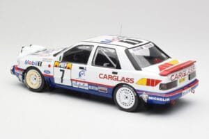 Ford Sierra RS Cosworth 4x4 #7 F. Delecour / D. Grataloup Rally Monte Carlo 1992 MCG 1:18 MCG18356R Metāls — attēls 5 no 6
