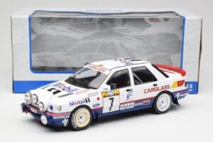 Ford Sierra RS Cosworth 4x4 #7 F. Delecour / D. Grataloup Rally Monte Carlo 1992 MCG 1:18 MCG18356R Metāls — attēls 6 no 6