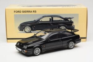 Ford Sierra RS Cosworth Melns AUTOart 1:18 72861 Metāls — attēls 8 no 8