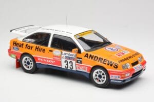 Ford Sierra RS Cosworth #33 R. Brookes RAC Rally 1989 IXO 1:18 18RMC115 Metāls — attēls 4 no 6