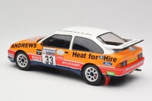 Ford Sierra RS Cosworth #33 R. Brookes RAC Rally 1989 IXO 1:18 18RMC115 Metāls — attēls 5 no 6