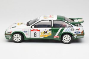 Ford Sierra RS Cosworth #8 D. Auriol / B. Occelli Rally Tour de Corse 1988 AUTOart 1:18 88812 Metāls — attēls 4 no 8