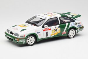Ford Sierra RS Cosworth #8 D. Auriol / B. Occelli Rally Tour de Corse 1988 AUTOart 1:18 88812 Metāls