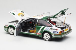 Ford Sierra RS Cosworth #8 D. Auriol / B. Occelli Rally Tour de Corse 1988 AUTOart 1:18 88812 Metāls — attēls 5 no 8