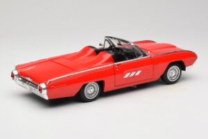 Ford Thunderbird Kabriolets Sarkans Anson 1:18 30334 Metāls — attēls 3 no 8