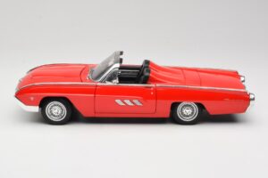 Ford Thunderbird Kabriolets Sarkans Anson 1:18 30334 Metāls — attēls 4 no 8