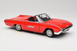 Ford Thunderbird Kabriolets Sarkans Anson 1:18 30334 Metāls — attēls 6 no 8