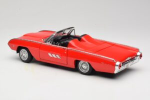 Ford Thunderbird Kabriolets Sarkans Anson 1:18 30334 Metāls — attēls 7 no 8