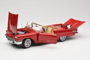 Ford Thunderbird Kabriolets Sarkans Sun Star 1:18 4311 Metāls — attēls 2 no 8