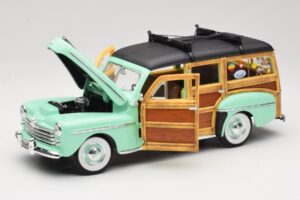 Ford Woody Panel Wagon Piparmētru Zaļš Road Signature 1:18 20028 Metāls — attēls 2 no 8