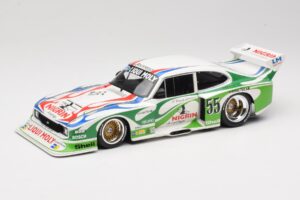 Ford Zakspeed Capri Turbo Group 5 Nigrin #55 M. Winkelhock DRM 1981 Minichamps 1:18 100818555 Metāls