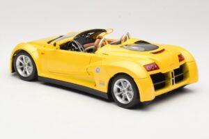 Giugiaro Prima Speedster Dzeltens Bburago 1:18 33334013 Metāls — attēls 7 no 8