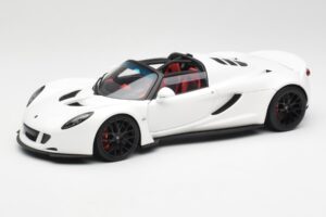 Hennessey Venom GT Balts AUTOart 1:18 75404 Metāls