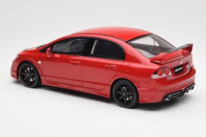 Honda Civic Mugen RR FD2 Sarkans Otto 1:18 OT1019 Sveķi — attēls 5 no 6