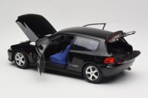 Honda Civic SiR II EG6 VTEC Melns LCD 1:18 LCD18018-BL Metāls — attēls 5 no 9