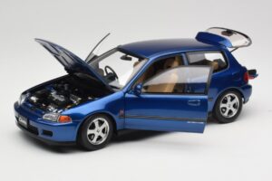 Honda Civic SiR II EG6 VTEC Zils LCD 1:18 LCD18018-BU Metāls — attēls 2 no 9