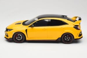 Honda Civic Type R FK8 Euro Spec Dzeltens Otto 1:18 OT1111 Sveķi — attēls 3 no 6