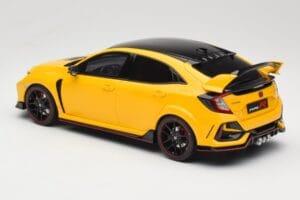 Honda Civic Type R FK8 Euro Spec Dzeltens Otto 1:18 OT1111 Sveķi — attēls 5 no 6