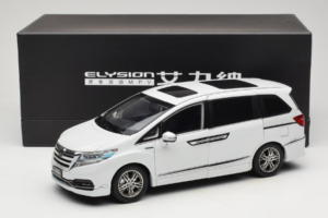 Honda Elysion Balts OEM 1:18 430056 Metāls — attēls 8 no 8