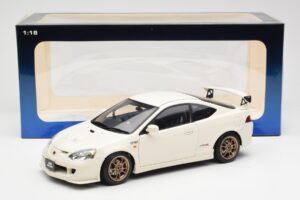 Honda Integra DC5 Type R Mugen Balts AUTOart 1:18 73251 Metāls — attēls 8 no 8