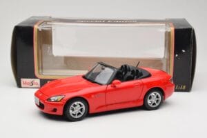 Honda S2000 AP1 Sarkans Maisto 1:18 50350 Metāls — attēls 8 no 8