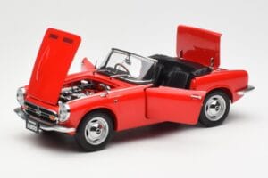 Honda S800 Roadster Sarkans AUTOart 1:18 73276 Metāls — attēls 2 no 8