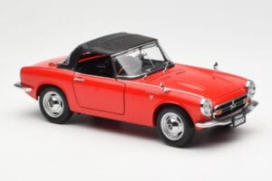 Honda S800 Roadster Sarkans AUTOart 1:18 73276 Metāls — attēls 6 no 8