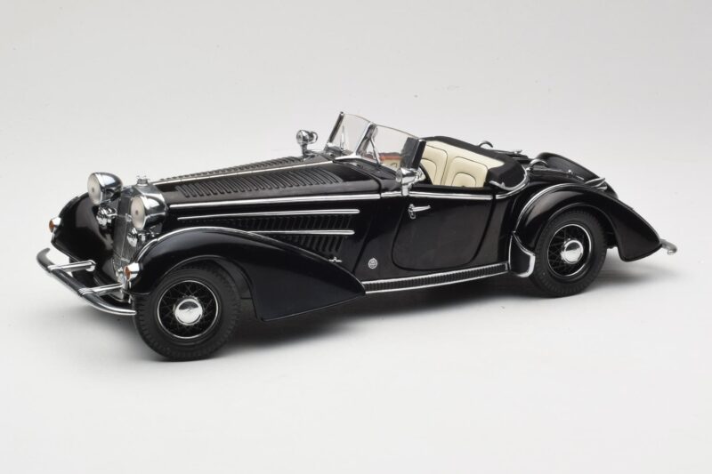 Horch 855 Roadster Melns Sun Star 1:18 2401 Metāls