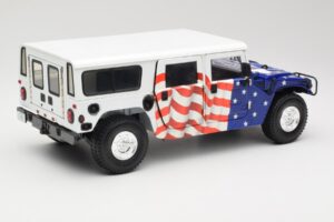 Hummer H1 AM General Gore-Lieberman Humvee America Exoto 1:18 1807 Metāls — attēls 3 no 8