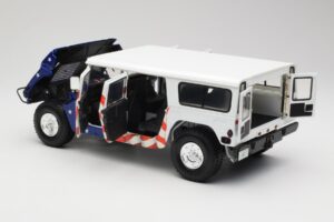 Hummer H1 AM General Gore-Lieberman Humvee America Exoto 1:18 1807 Metāls — attēls 5 no 8