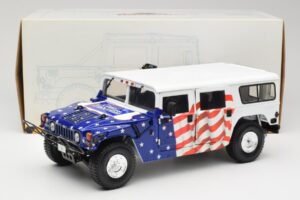 Hummer H1 AM General Gore-Lieberman Humvee America Exoto 1:18 1807 Metāls — attēls 8 no 8