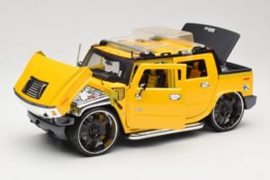 Hummer H2 SUT Concept Dzeltens Maisto 1:18 31067 Metāls — attēls 2 no 8