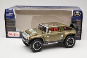 Hummer HX Concept Zaļš Maisto 1:18 36171 Metāls — attēls 8 no 8