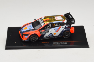 Hyundai i20 N Rally1 #1 T. Neuville / M. Wydaeghe Rally Monte Carlo 2025 IXO 1:43 RAM973C Metāls