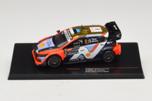 Hyundai i20 N Rally1 #8 O. Tanak / M. Jarveoja Rally Monte Carlo 2025 IXO 1:43 RAM973B Metāls