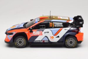Hyundai i20 N Rally1 #11 Hyundai Shell Mobis WRT T. Neuville / M. Wydaeghe Rally Poland 2024 IXO 1:18 18RMC214 Metāls — attēls 5 no 6