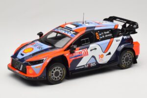 Hyundai i20 N Rally1 #8 Hyundai Shell Mobis WRT O. Tanak / M. Jarveoja Rally Chile 2024 IXO 1:18 18RMC223 Metāls