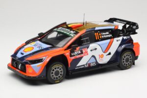 Hyundai i20 N Rally1 WRC Hybrid #11 T. Neuville / M. Wydaeghe Safari Rally Kenya 2024 IXO 1:18 18RMC208 Metāls