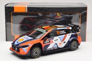 Hyundai i20 N Rally1 WRC Hybrid #11 T. Neuville / M. Wydaeghe Safari Rally Kenya 2024 IXO 1:18 18RMC208 Metāls — attēls 6 no 6