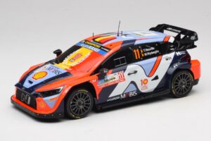 Hyundai i20 N Rally1 #11 T. Neuville / M. Wydaeghe Rally Japan WRC World Champion 2024 IXO 1:18 18RMC228 Metāls